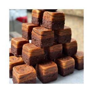 Chocolate Cube Brioche Feuilletée